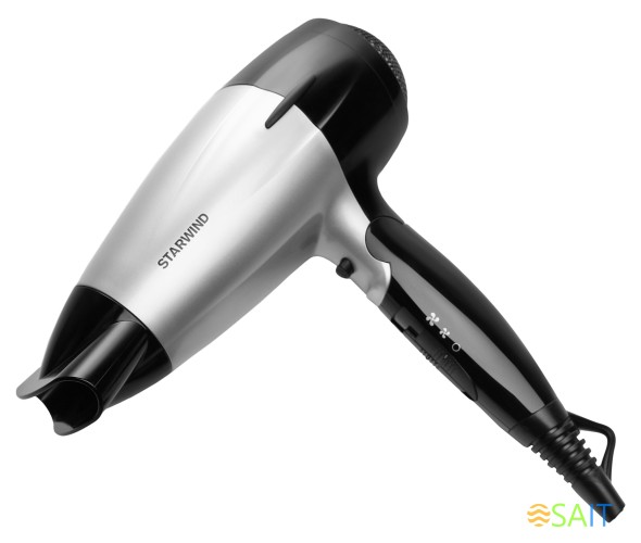 Фен Starwind SHD 6110 2000Вт черный/серебристый