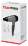 Фен Starwind SHD 6110 2000Вт черный/серебристый
