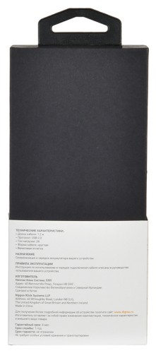 Кабель Digma MICROUSB-1.2M-BLK USB (m)-micro USB (m) 1.2м черный