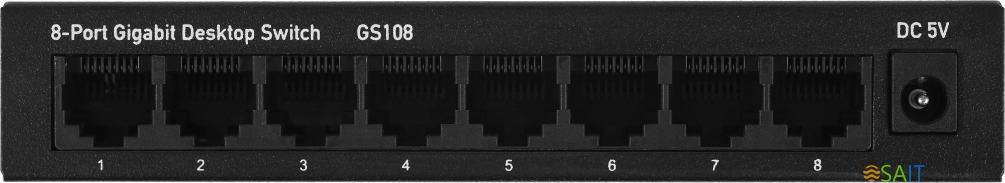 Коммутатор Cudy GS108 (L2) 8x1Гбит/с неуправляемый