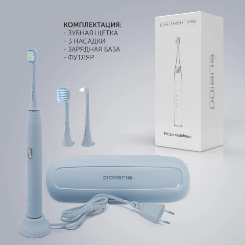 Зубная щетка электрическая Polaris PETB 0701 TC голубой