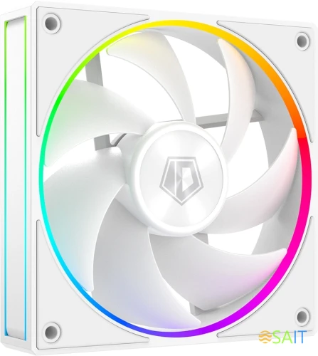 Вентилятор для корпуса ID-Cooling AF-127 ARGB 120х120x27 белый 4-pin 30дБ (AF-127-ARGB-W) Ret
