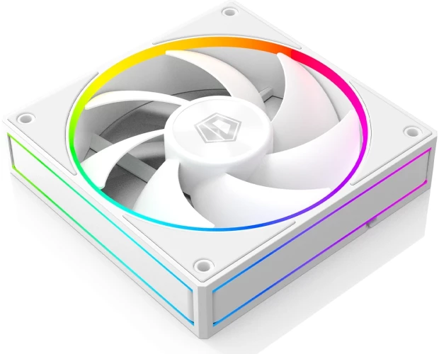 Вентилятор для корпуса ID-Cooling AF-127 ARGB 120х120x27 белый 4-pin 30дБ (AF-127-ARGB-W) Ret