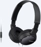 Гарнитура накладные Sony MDR-ZX110AP 1.2м черный проводные оголовье (MDR-ZX110AP/B)