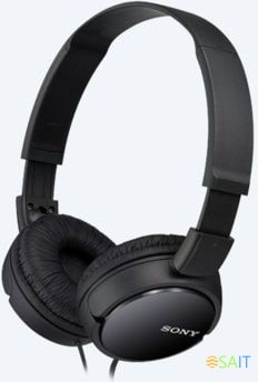 Гарнитура накладные Sony MDR-ZX110AP 1.2м черный проводные оголовье (MDR-ZX110AP/B)