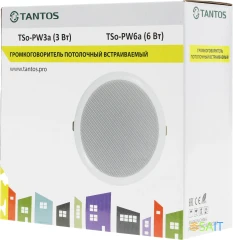 Громкоговоритель Tantos TSo-PW6a потолочный 6Вт белый (00-00026408)