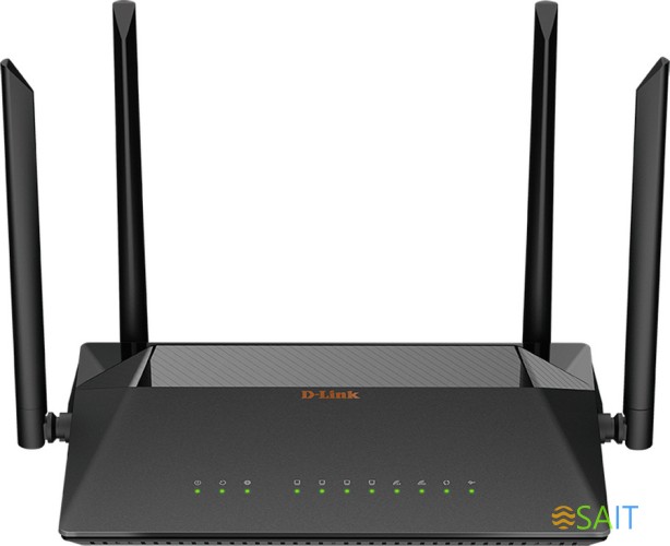 Роутер беспроводной D-Link DSL-245GR/R1A AC1200 ADSL2+/VDSL2 черный