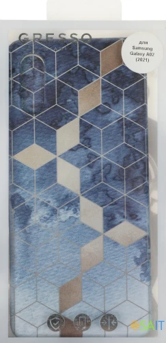 Чехол (клип-кейс) Gresso для Samsung Galaxy A02 Meridian синий (GR17AAAE8919)