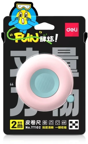 Рулетка канцелярская Deli TT102