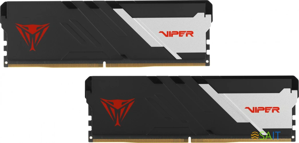 Память DDR5 2x16Gb 7000MHz Patriot PVV532G700C32K Viper Venom RTL Gaming PC5-56000 CL32 DIMM 288-pin 1.45В kit с радиатором Ret