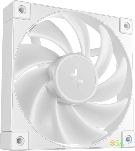 Вентилятор для корпуса Deepcool FD12 ARGB 120х120x25 белый 4-pin 26.9дБ (R-FD12-WHAPN1-G) Ret