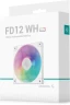 Вентилятор для корпуса Deepcool FD12 ARGB 120х120x25 белый 4-pin 26.9дБ (R-FD12-WHAPN1-G) Ret