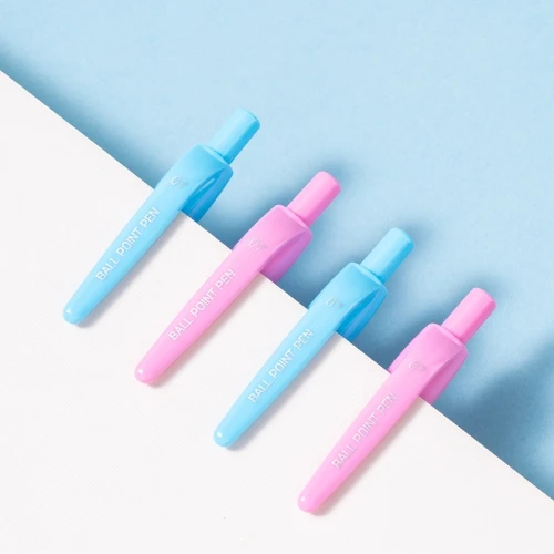 Ручка шариков. автоматическая Deli Super Wings (EQ61-BL) ассорти d=0.7мм син. черн. 1стерж. пулевидный пиш. наконечник кругл. резин. манжета чернила пониженной вязкости