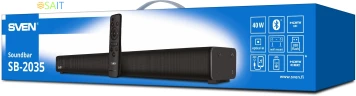 Саундбар Sven SB-2035 1.0 черный 40Вт BT
