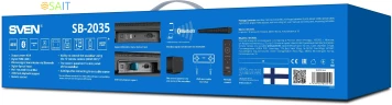 Саундбар Sven SB-2035 1.0 черный 40Вт BT