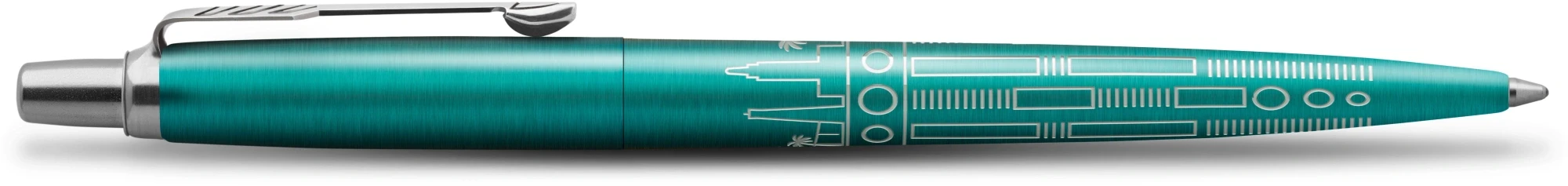 Ручка шариков. Parker Jotter Global Icons SE Miami K179 (2221602) бирюзовый M син. черн. подар.кор.