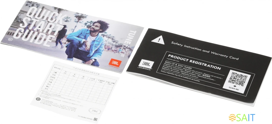 Гарнитура накладные JBL Tune 520BT фиолетовый беспроводные bluetooth оголовье (JBLT520BTPUR)