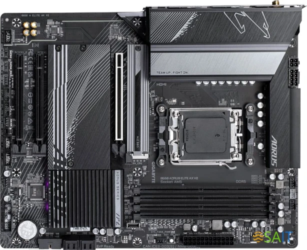 Материнская плата Gigabyte B650 A ELITE AX V2 SocketAM5 AMD B650 4xDDR5 ATX AC`97 8ch(7.1) 2.5Gg RAID+HDMI+DP