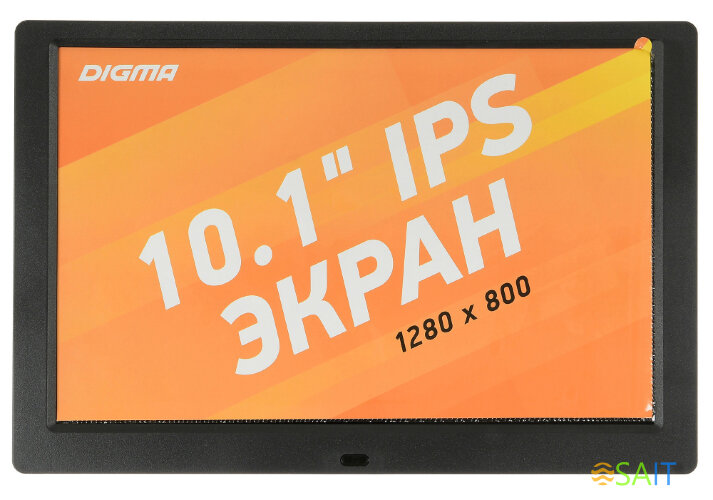 Фоторамка Digma 10.1" PF-1043 IPS 1280x800 черный пластик ПДУ Видео