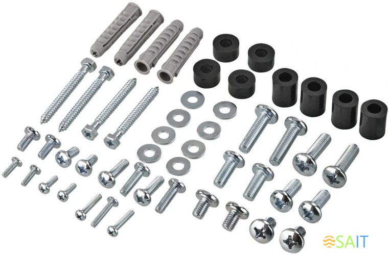 Кронштейн для телевизора Hama H-118632 черный 10"-47" макс.25кг настенный фиксированный