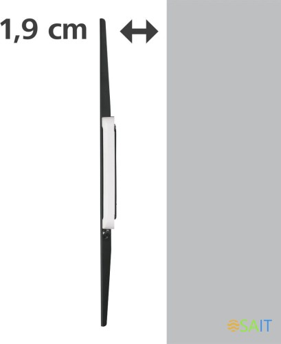 Кронштейн для телевизора Hama H-118632 черный 10"-47" макс.25кг настенный фиксированный