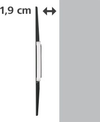 Кронштейн для телевизора Hama H-118632 черный 10"-47" макс.25кг настенный фиксированный