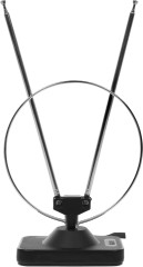 Антенна телевизионная Gal AR-002 2дБ пассивная серебристый каб.:1м