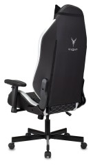 Кресло игровое Knight Neon черный/серебряный соты эко.кожа с подголов. крестов. металл