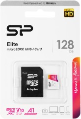 Флеш карта microSDXC 128GB Silicon Power SP128GBSTXBV1V20SP Elite + adapter