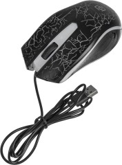Мышь Оклик 395M SHADOW черный оптическая 1500dpi USB для ноутбука 3but (1102286)