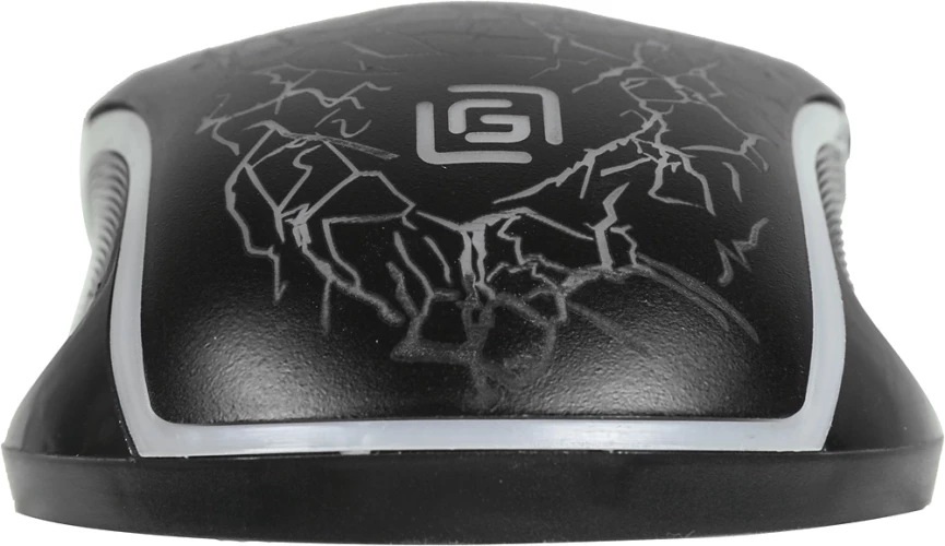 Мышь Оклик 395M SHADOW черный оптическая 1500dpi USB для ноутбука 3but (1102286)