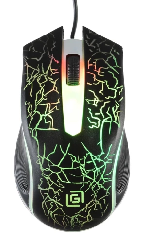 Мышь Оклик 395M SHADOW черный оптическая 1500dpi USB для ноутбука 3but (1102286)