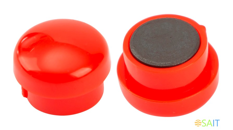 Магнит Deli E7823 для досок ассорти d15мм круглый (упак.:12шт)