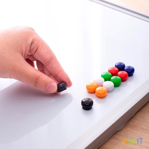 Магнит Deli E7823 для досок ассорти d15мм круглый (упак.:12шт)