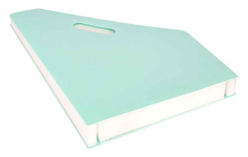 Папка с 13 прозр.вклад. Deli EB41102 A4 полипропилен ассорти с ручками