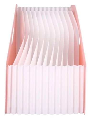 Папка с 13 прозр.вклад. Deli EB41102 A4 полипропилен ассорти с ручками