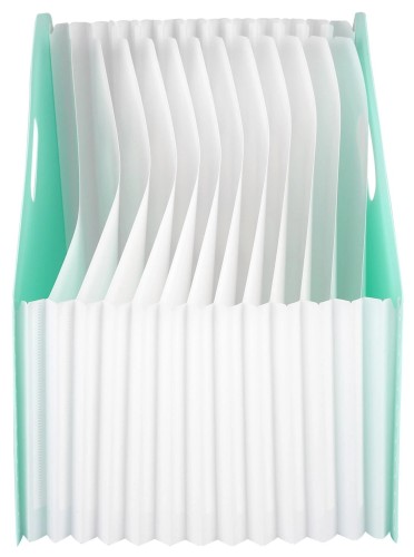 Папка с 13 прозр.вклад. Deli EB41102 A4 полипропилен ассорти с ручками