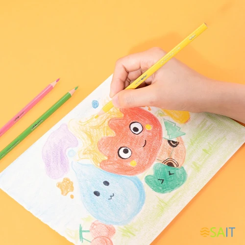 Карандаши цв. Deli EC138-12 Colorwow 3мм трехгран. 12цв. карт.кор. (12шт) 12 карандашей