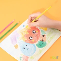 Карандаши цв. Deli EC138-12 Colorwow 3мм трехгран. 12цв. карт.кор. (12шт) 12 карандашей