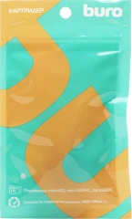 Устройство чтения карт памяти USB Type-C Buro BU-CR-201 черный