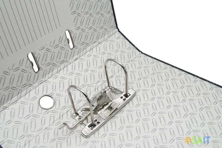 Папка-регистратор Buro A4 75мм картон/бумага черный мет.окант. сборная (упак.:2шт)