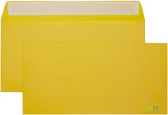 Конверт Silwerhof Eco 225А.10A C65 114x229мм ассорти клеевой слой 120г/м2 (pack:10pcs)