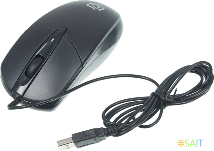 Мышь Оклик 275M черный оптическая 1200dpi USB 3but (412841)