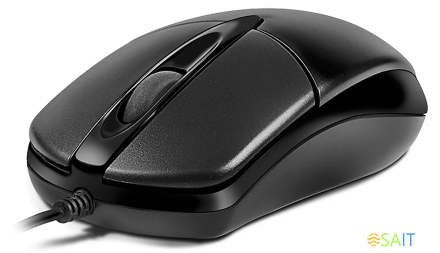 Мышь Оклик 275M черный оптическая 1200dpi USB 3but (412841)