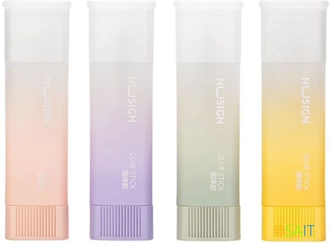 Клей-карандаш Deli NS150 21гр корп.ассорти прозрачный усиленный Nusign