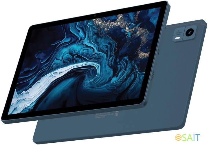 Планшет Digma Pro HIT 104 T616 (1.6) 8C RAM8Gb ROM256Gb 10.1" IPS 1920x1200 4G 2Sim Android 13 синий 13Mpix 5Mpix BT WiFi microSD 128Gb 7000mAh