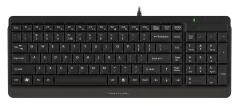 Клавиатура A4Tech FK15 черный USB (FK15 BLACK) кабель 1.5м