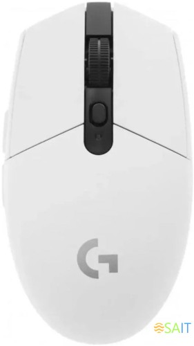 Мышь Logitech G304 Lightspeed белый оптическая 12000dpi беспров. USB 5but (910-005295)