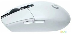 Мышь Logitech G304 Lightspeed белый оптическая 12000dpi беспров. USB 5but (910-005295)