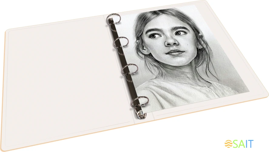 Папка панорама на 4-х кольцах Бюрократ Double Neon DNE0740/4ROR A4 пластик 0.7мм кор.40мм карм.на лиц.стор. оранжевый